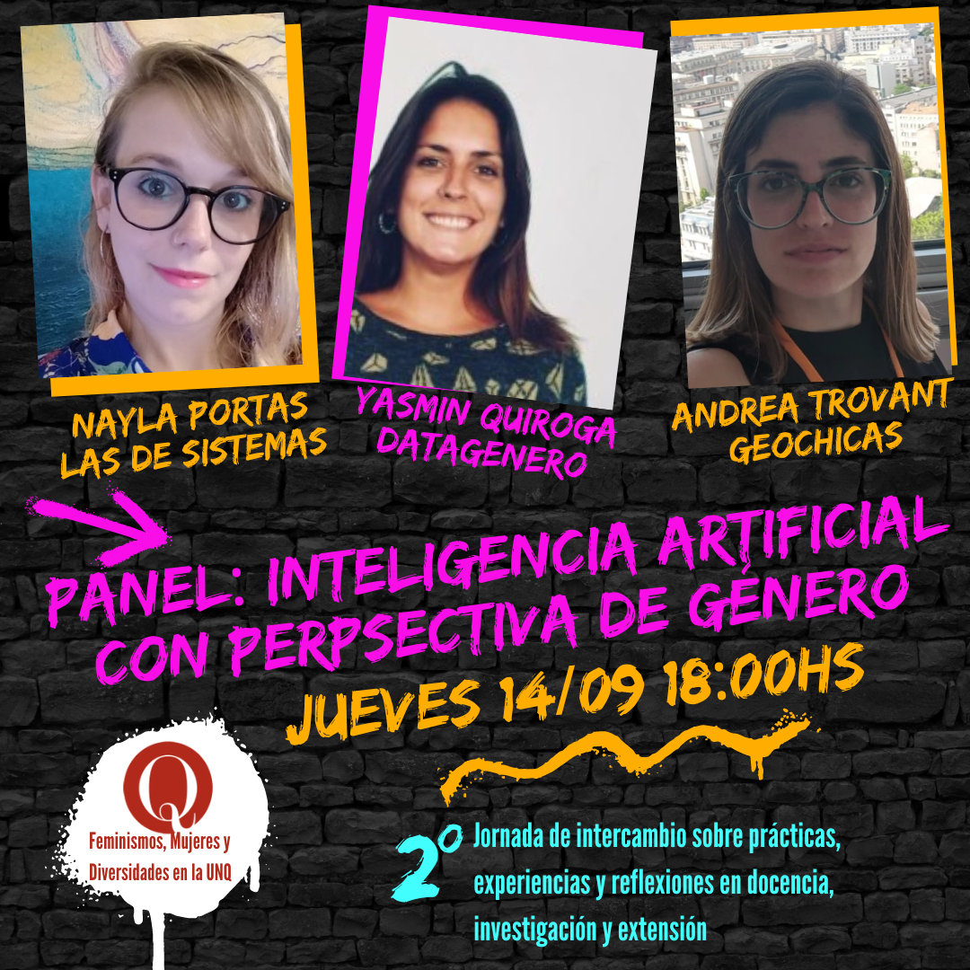 Panel Sesgos De Género En La Inteligencia Artificial Cpi Unq 7444